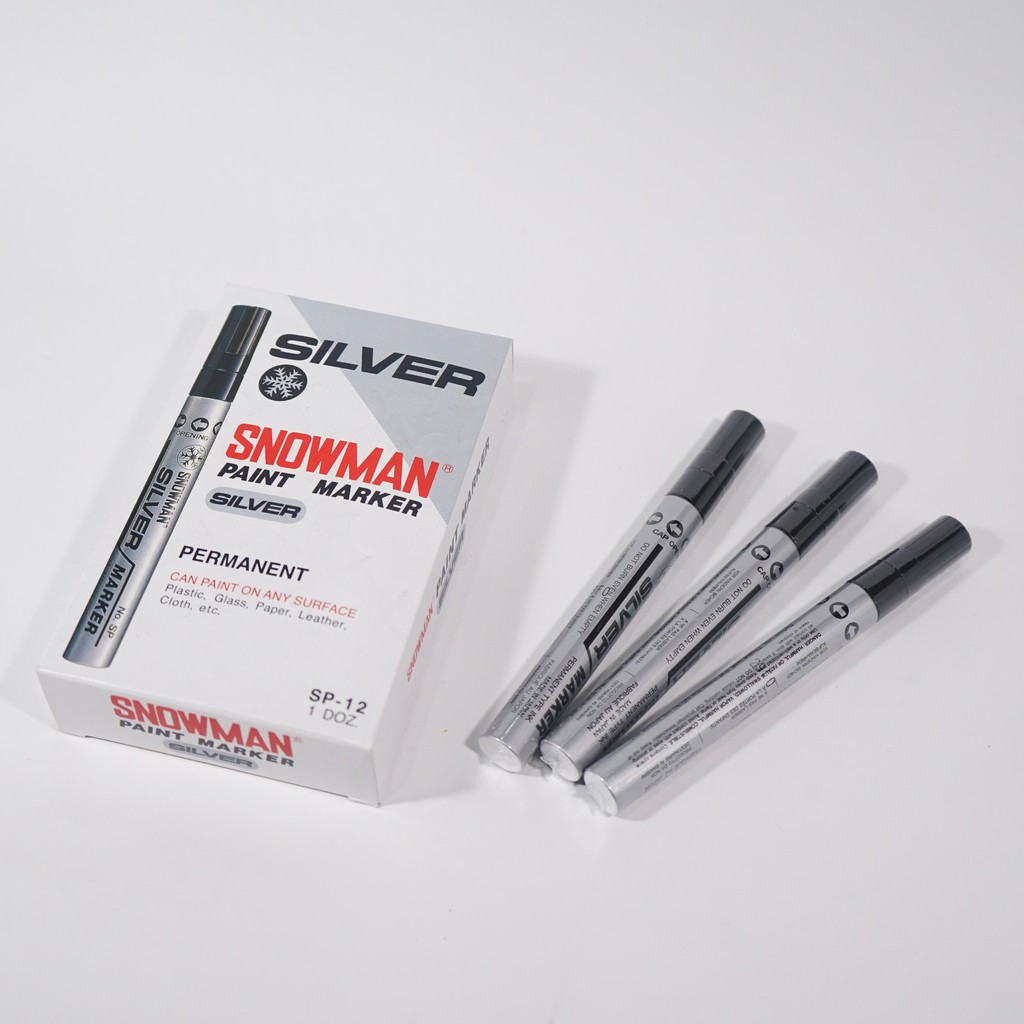 

PAINT MARKER SPIDOL SILVER METALLIC PERMANENT MARKER BOLD