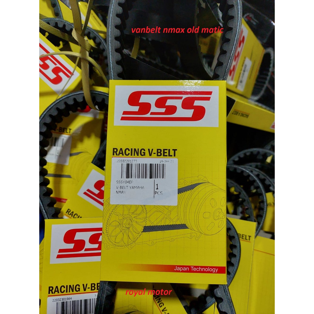 Van Belt V-Belt Vanbelt SSS Racing vario beat fi/esp nmax new /old mio j soul fino dll