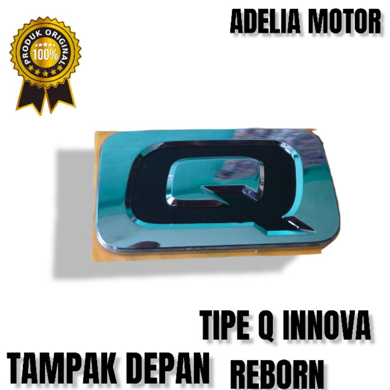 Emblem Q Innova reborn Tipe Q Innova reborn Huruf Q Innova reborn ori