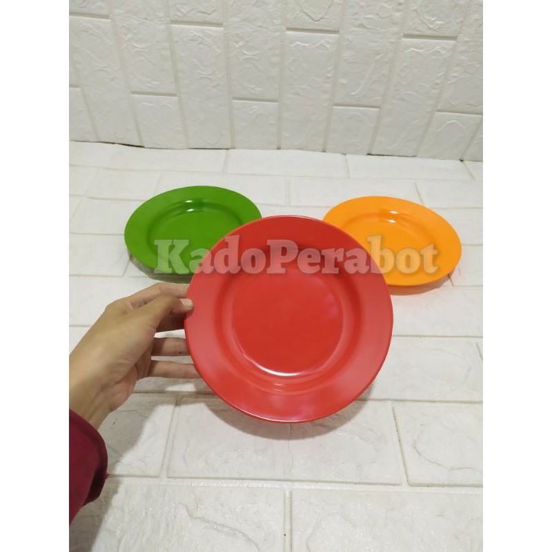 piring sambal melamine M106 - piring mini - piring makan anak warna