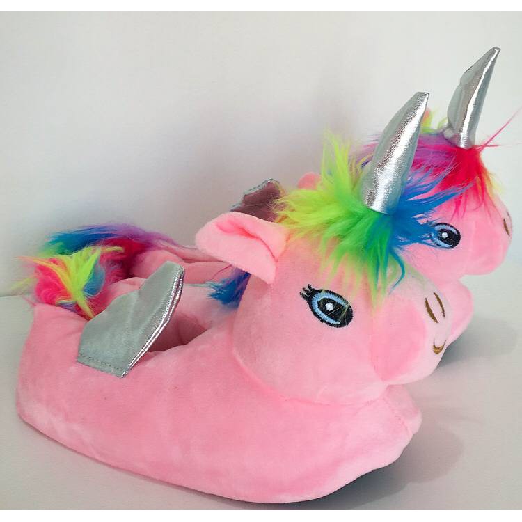 Sandal Kamar Unicorn Pony Pink Rainbow Slipper Rumah Tidur Anak Shopee Indonesia