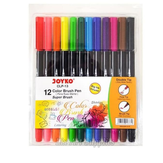 

[[COD]] Spidol Kuas Super Brush Pen CLP-13 Joyko Pen MURAH Kode 995