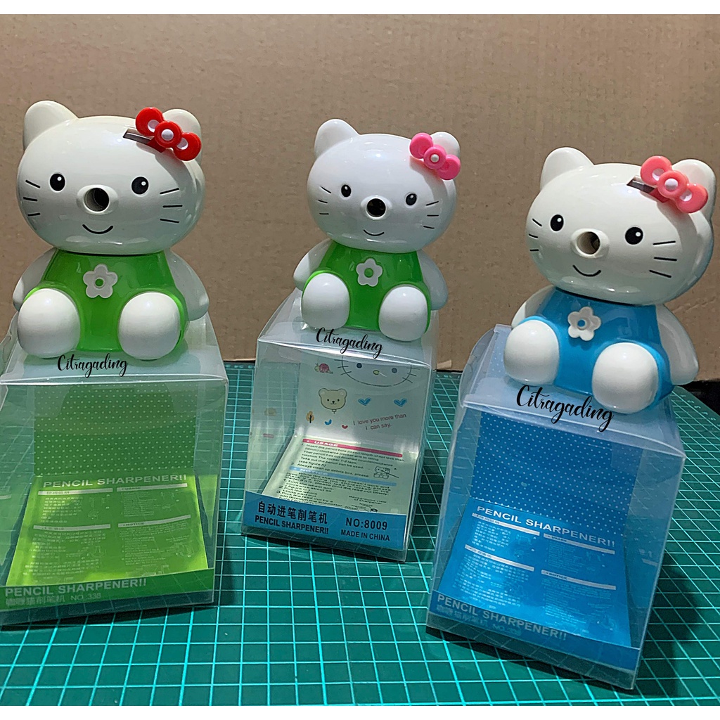 

RAUTAN MEJA PUTAR PERUNCING HELLO KITTY ANTI SLIP SERUTAN PENSIL KAYU TABLE SHARPENER ASAHAN GROSIR