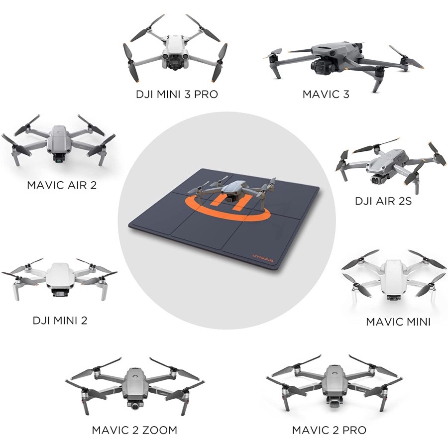 Cynova Universal 50 cm 2 Side Foldable Landing Pad for DJI Drones