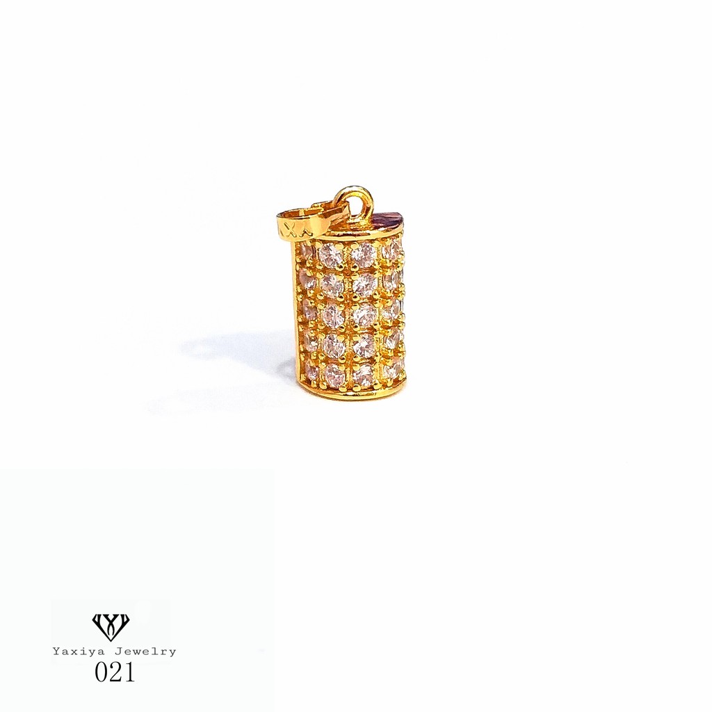 

Liontin Emas Permata Perhiasan Lapis Emas 18K Yaxiya Jewelry 021