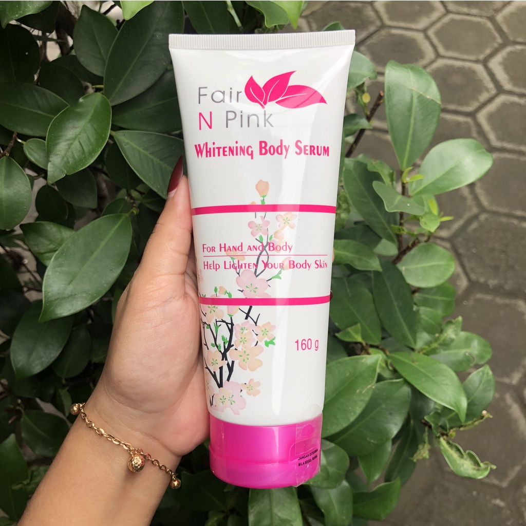 Serum Pemutih Badan - Fair N Pink Body Serum 160 ml Original BPOM