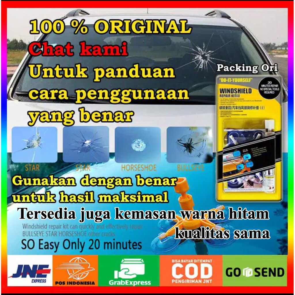 Lem Kaca Ajaib Perbaiki Kaca Mobil Lem Kaca Pecah Retak Panjang Biasa Lem Kaca Lcd Hp Aquarium COD