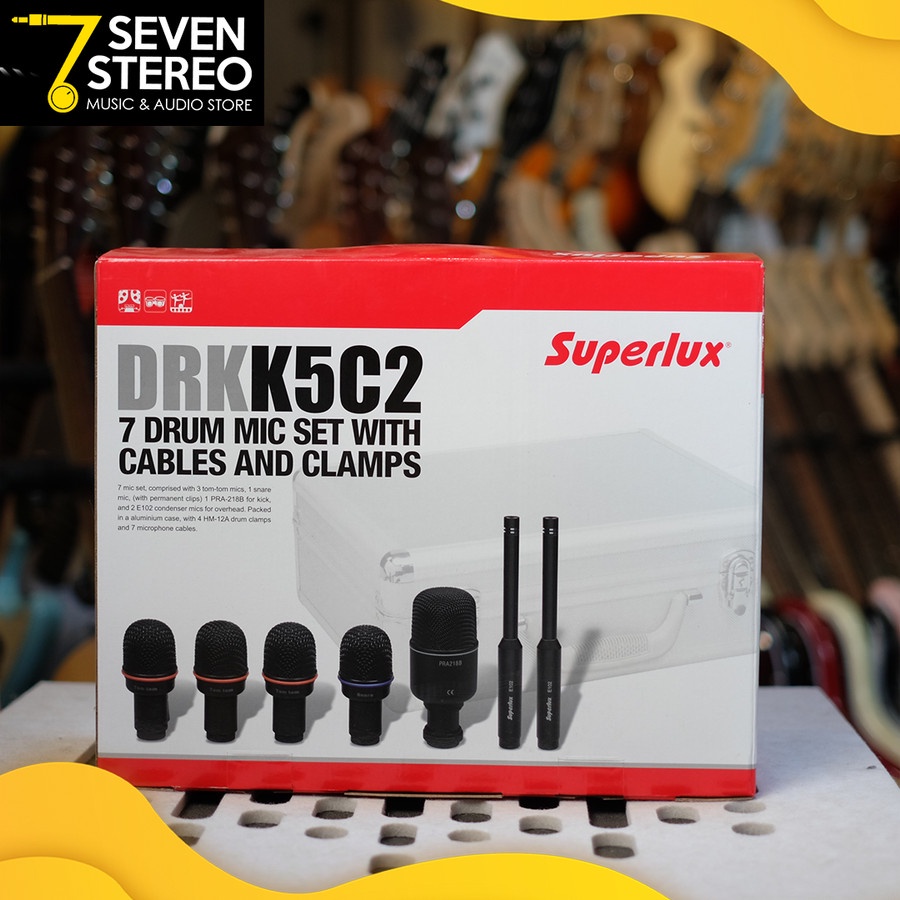 Superlux DRKK5C2 Mic Microphone Drum Set