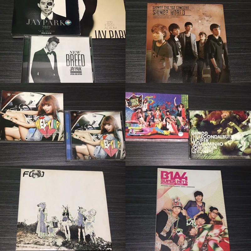 ALBUM JAYPARK ; hyuna ; F(X) ; SHINEE ; SNSD ; B1A4