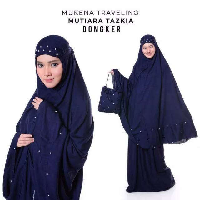 MUKENA TRAVELING MUTIARA TAZKIA DONGKER(E3T6) Mukena Dewasa Terbaru 2022 Mukena Ramadhan 2022 Grosir