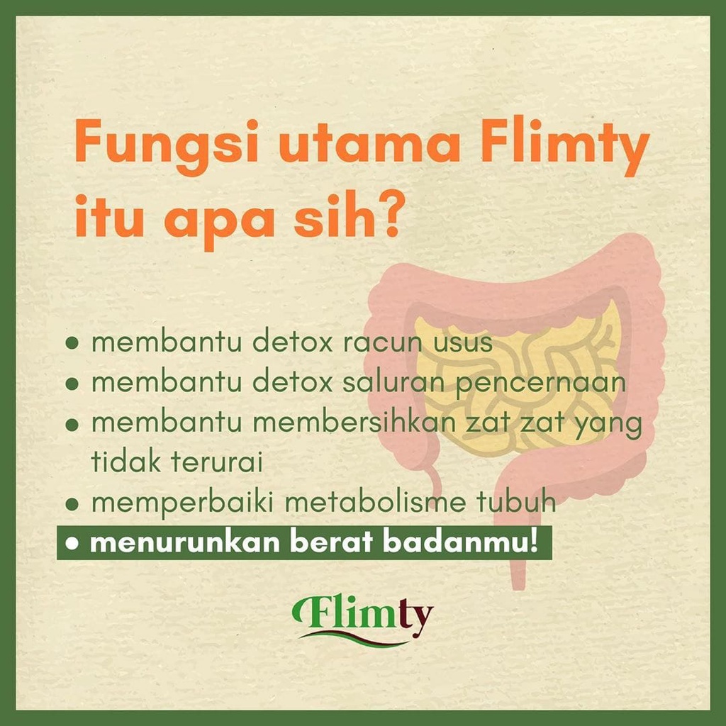 FLIMTY FIBER DRINK SUPLEMEN Diet Pelangsing dan Detox Halal dan BPOM