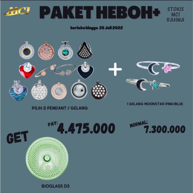 READY PAKET PENDANT MCI ASLI