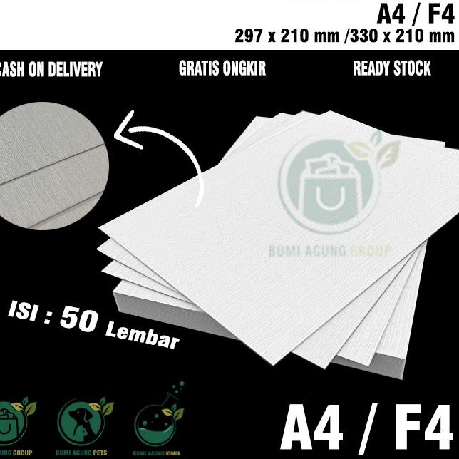 

(Produk) KERTAS LINEN JEPANG A4 F4 untuk sertifikat piagam 50 LEMBAR ➷ ➷