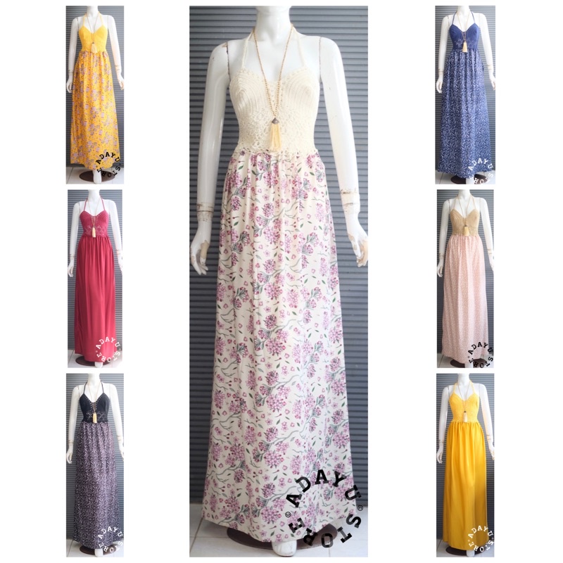 LONGDRESS RAJUT CROCHET - DRESS BIKINI