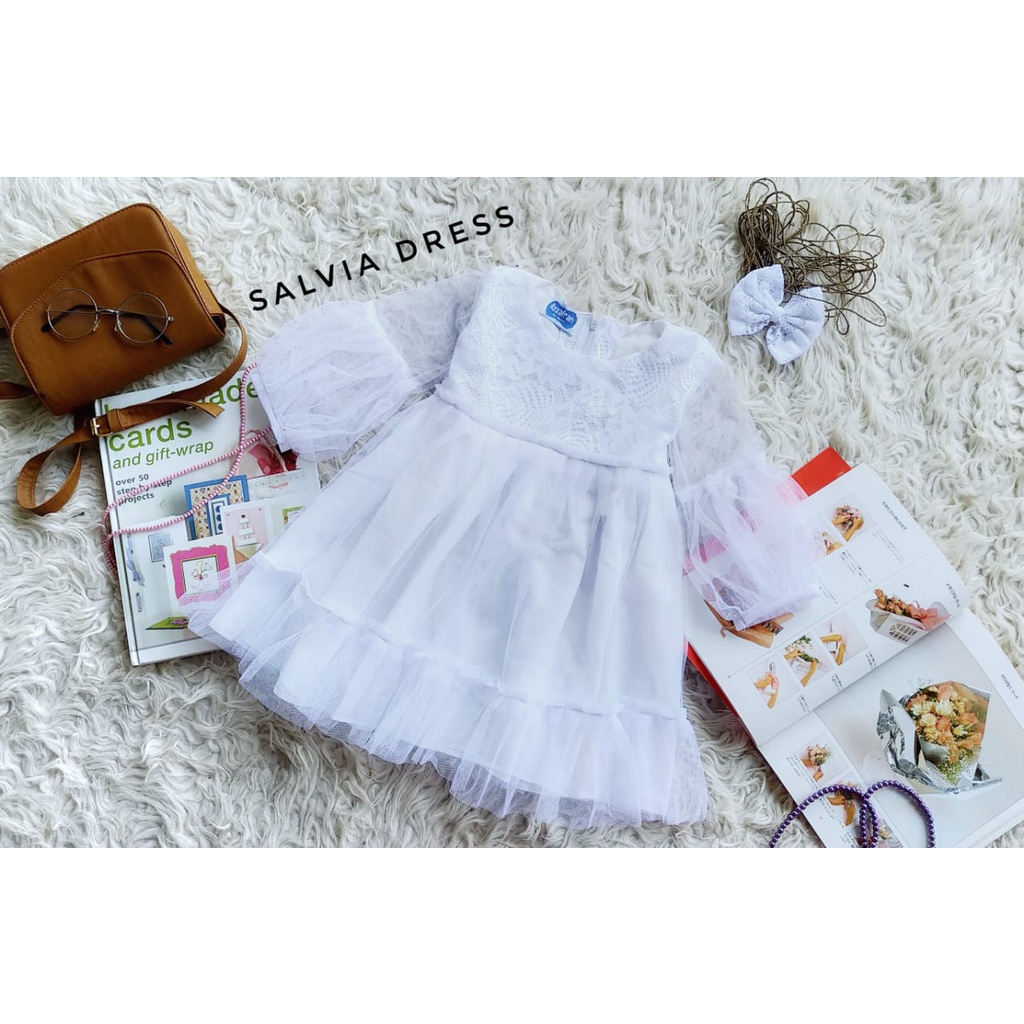 Dress Selvia Anak Unik/Gaun Pesta/Dress Anak