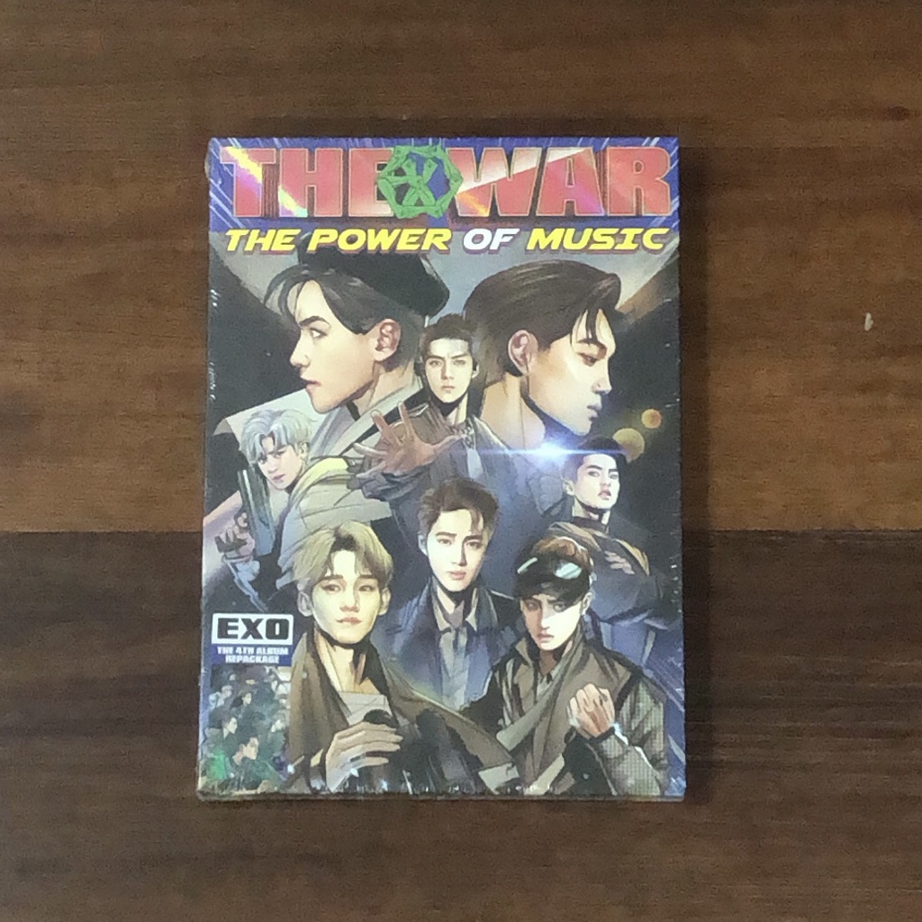 ALBUM THE WAR THE POWER OF MUSIC EXO SEALED READY STOCK
