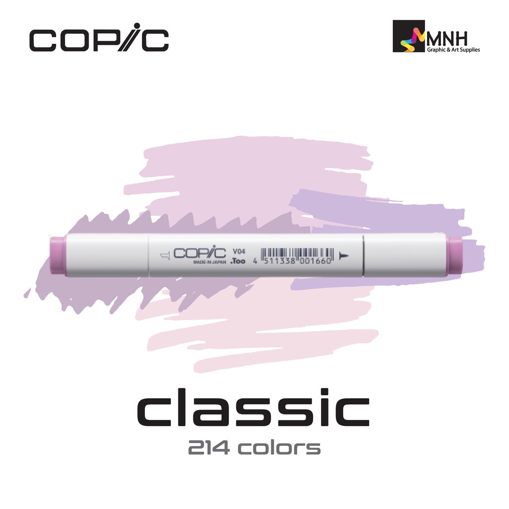 

Spidol Copic Classic Marker Violet Series (Satuan) V04 - V17