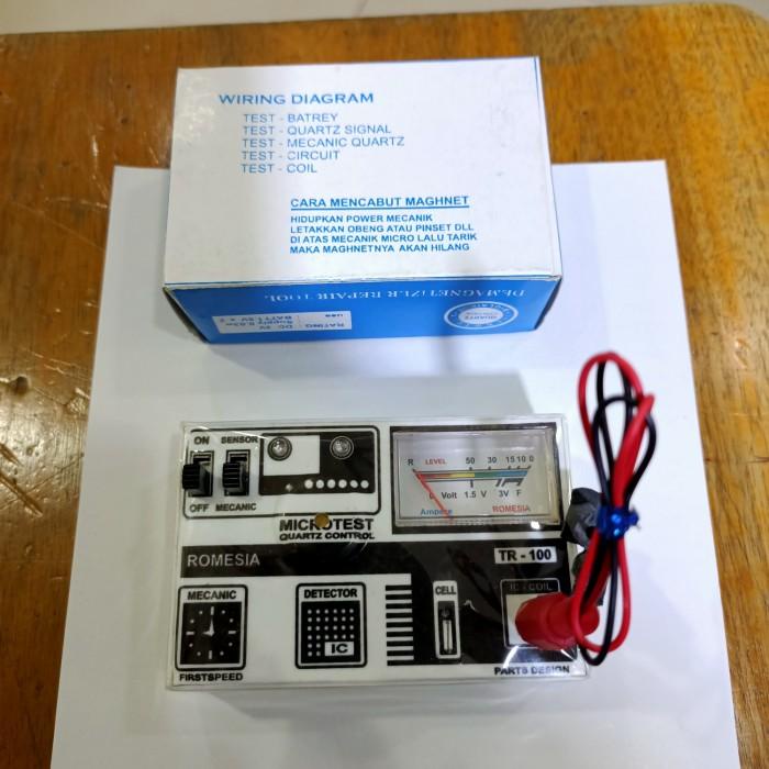 Riogrosir Mickrotest Alat Tester Batre Alat Tes Mesin Jam Tangan Alat Servis Jam