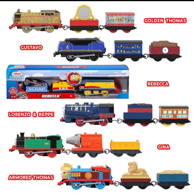 Thomas & Friends Motorized Track Master Original Gustavo , Raul Emerson , Golden Thomas