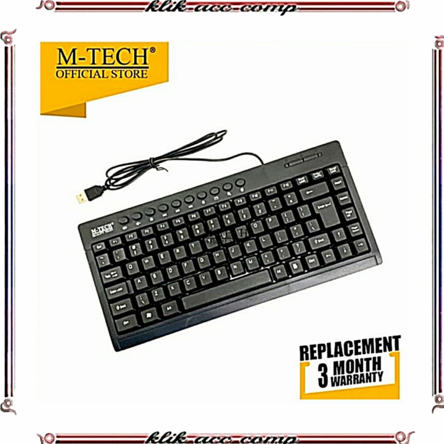 keyboard mini slim M-Tech MTK-01 multimedia