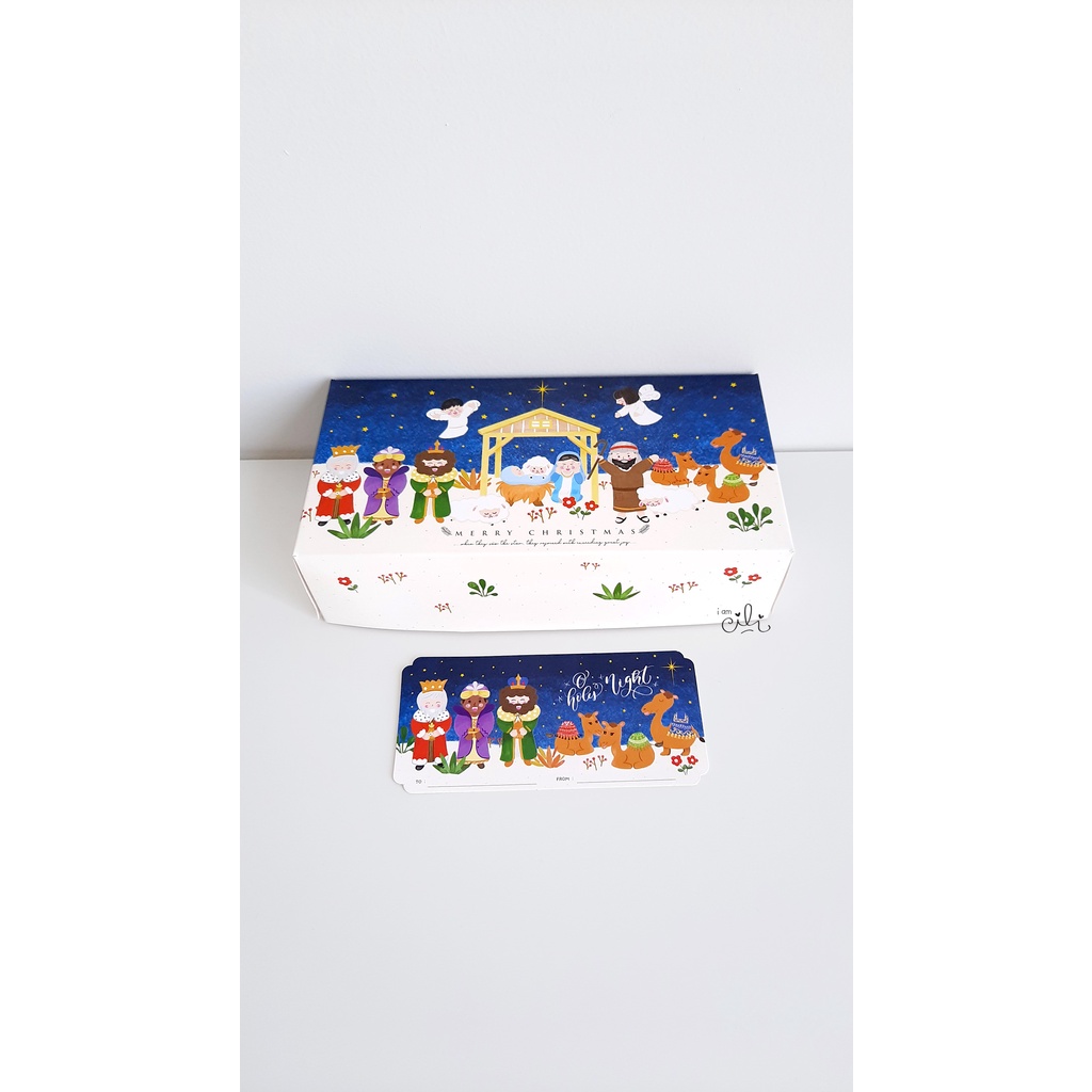 

(BOX HOLY NIGHT ) box bogul / 2 toples 250gr natal / merry christmas