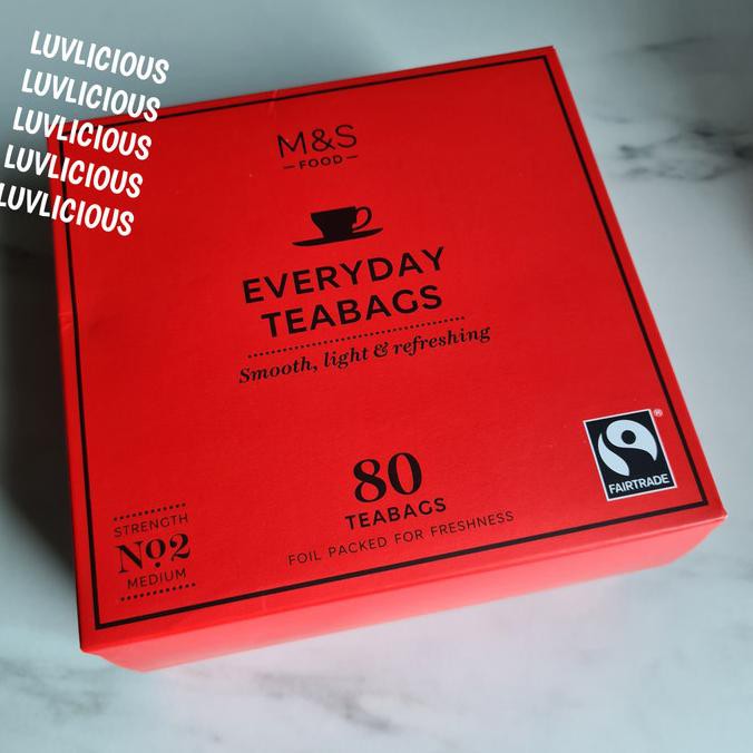 

Jual M&S Mark Marks & And Spencer Everyday Teabags Tea Bag Teh Celup Teh