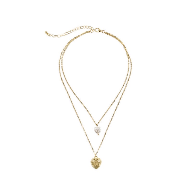 LMB KOREAN KALUNG DOUBLE LOVE IMPOR