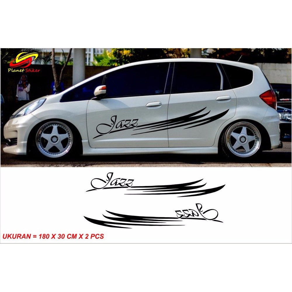 STIKER MOBIL HONDA JAZZ ALL YEAR MOTIF MEWAH MANTAB BONUS BERGARANSI