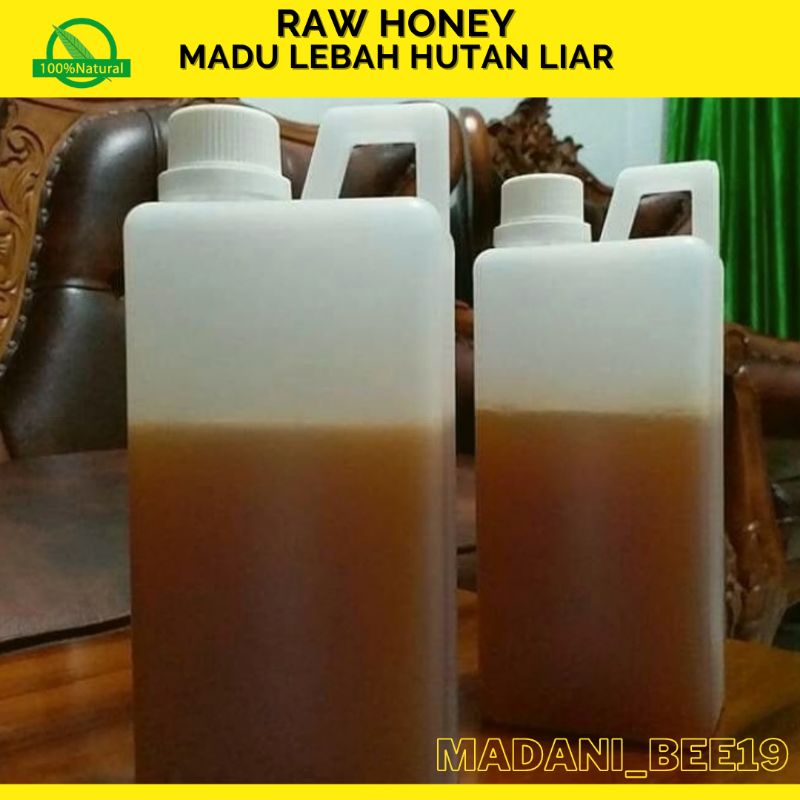 

Madu Asli Raw Honey - Madu Hutan Murni 100% Nektar Multiflora 1 kg /500 gram