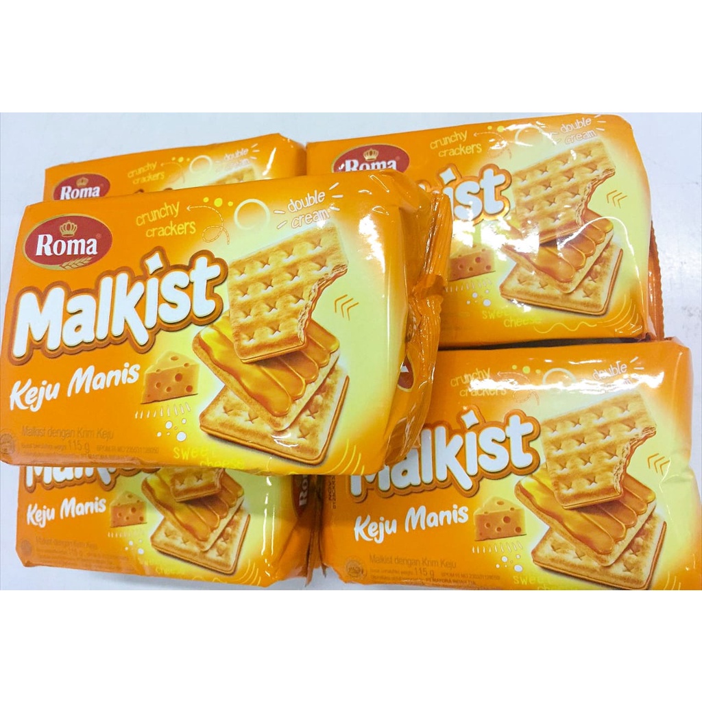 Malkist Roma Malkist Keju Manis 115 gr