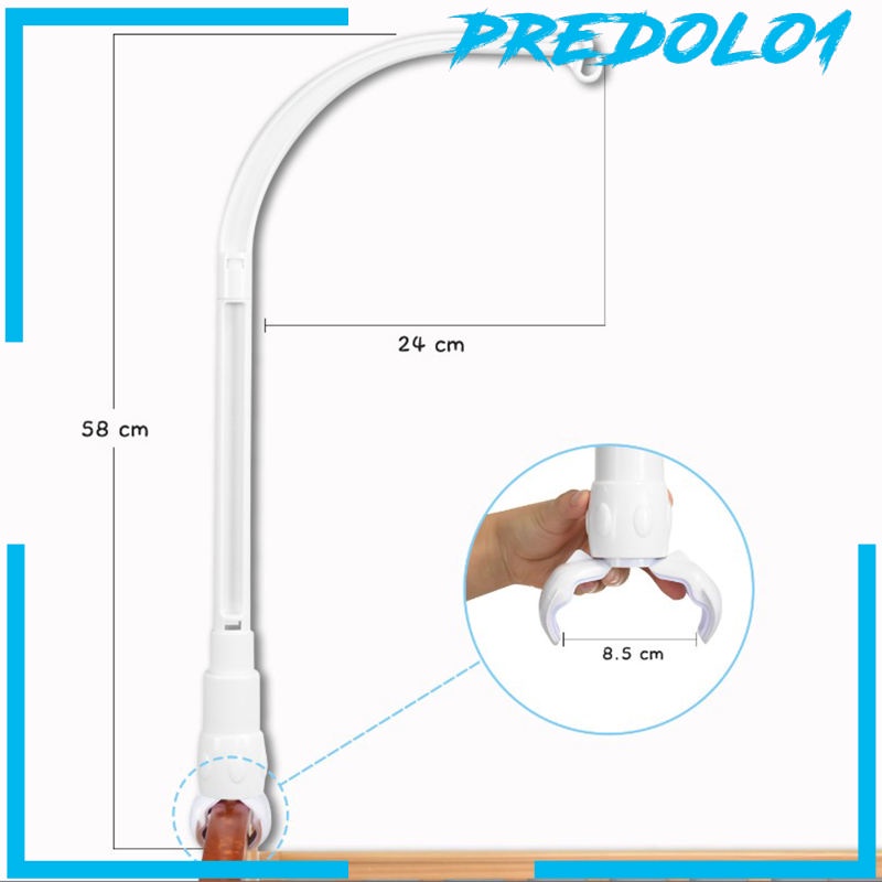 (Predolo1) Bracket Lengan Holder Mainan / Kotak Musik Untuk Ranjang Bayi