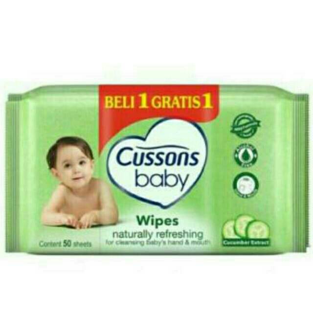 CUSSONS BABY Wipes  50 + 50 s