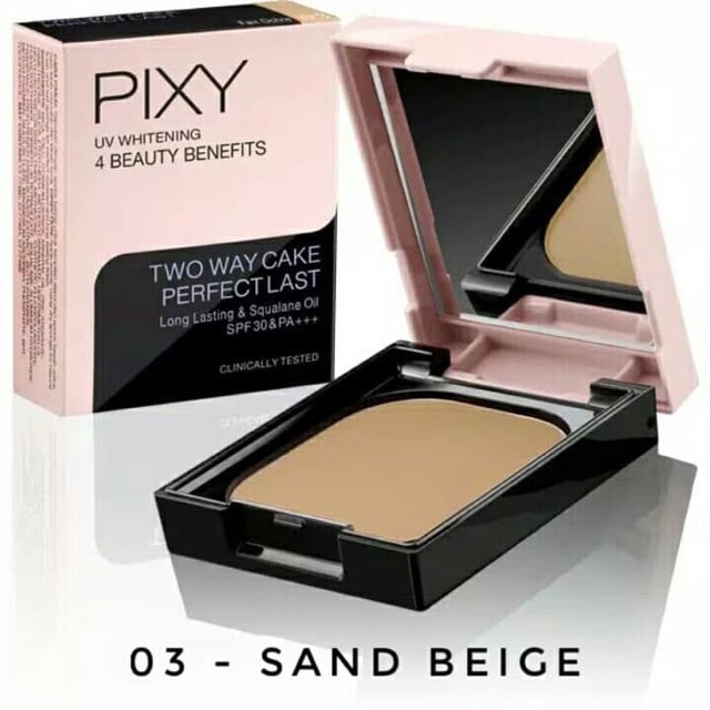 Pixy UV whitening Two Way Cake 4 beauty benefit