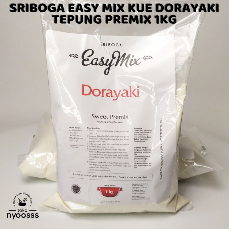 Jual Sriboga Easymix Kue Dorayaki Tepung Premix Kg Tepung Premix Instant Kue Dorayaki Ala