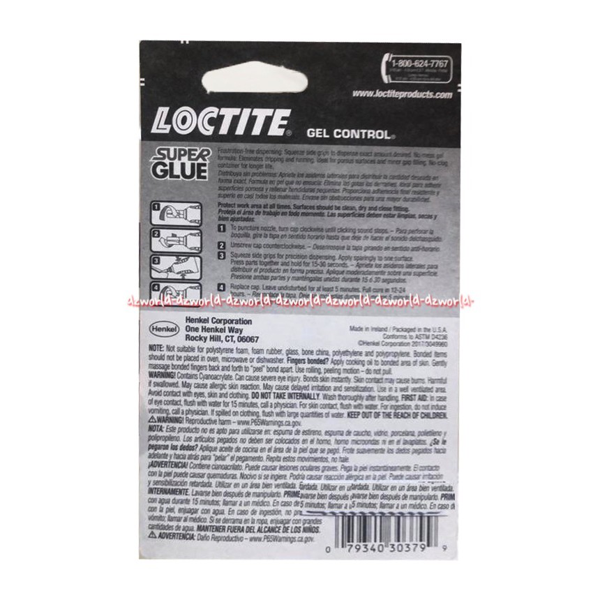 Loctite Super Glue 4gr Gel Control Lem Serbaguna Perekat Multifungsi 4 gr No Drip Easy Application Loctit Loktite