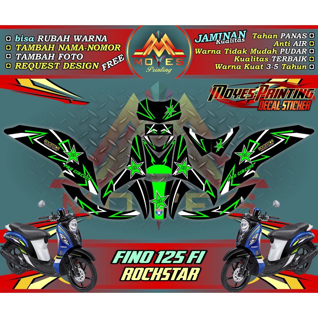 Stiker Decal Fino 125 Fi Full Body - Decal stiker fino 125 FI Full Body