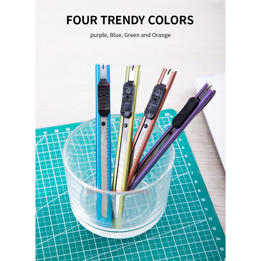 

Deli Cutter pisau baja SK5 keras metal cutter - E2066