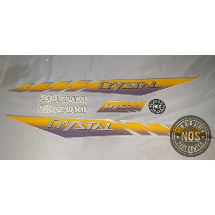 striping sticker suzuki crystal th 92 93 copy original