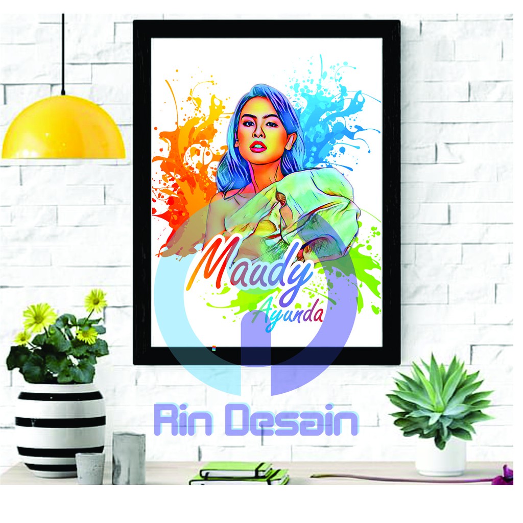 Edit Foto Splash + Pigura/ Sketsa wajah/ Foto Unik / Foto Warna Warni / Karikatur