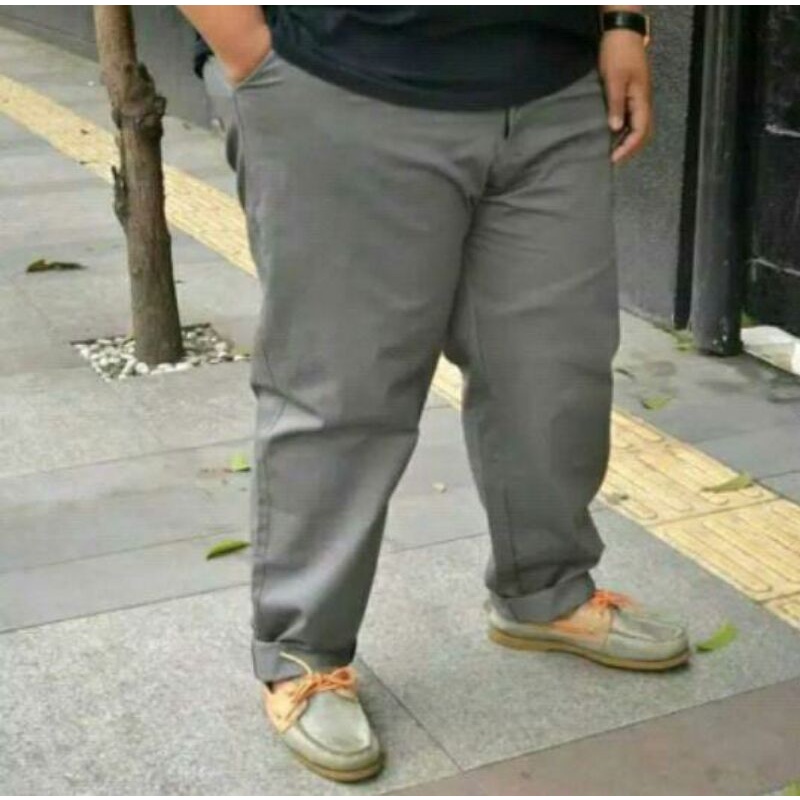 CELANA CHINOS CHINO PRIA BIG SIZE (JUMBO : 39-44)