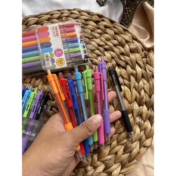 

Pulpen Joyko Warna Warni / Kode 278 / Pulpen warna