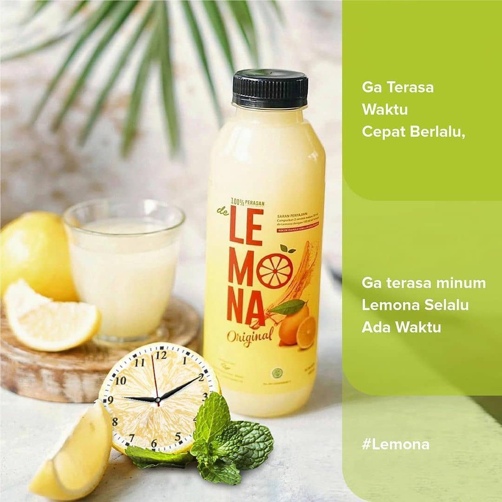 Lemona [FREE BUBBLE] Sari Lemon 100% Asli Pelangsing Original Detox Alami Aman