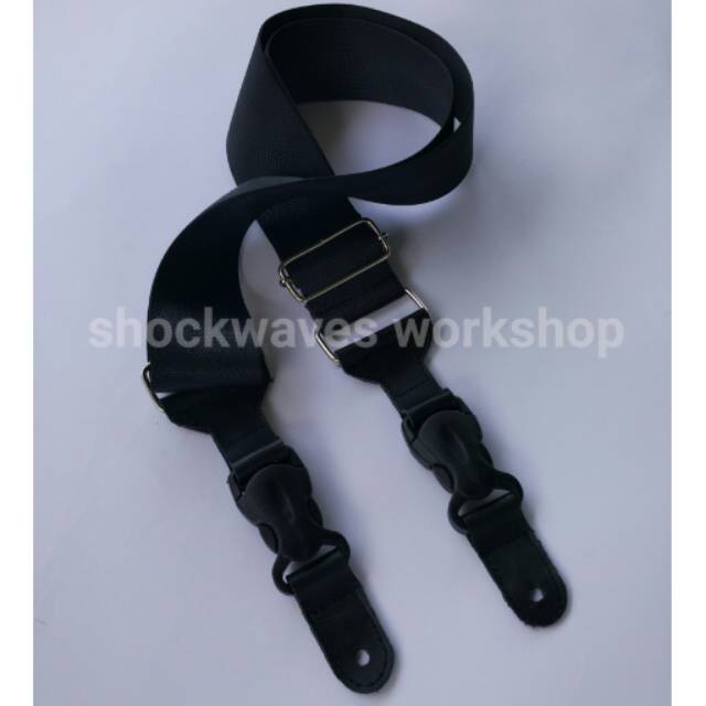 Sabuk Strap Gitar Model Klip Clip Lock