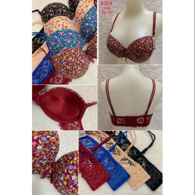 BRA PUSH UP CHELYNE 815 BRA KAWAT BUSA TEBAL