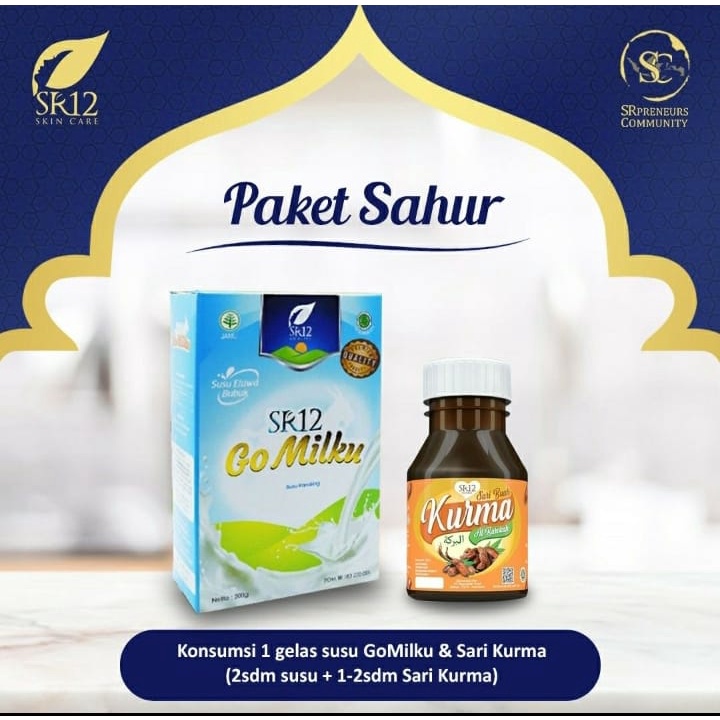 

PAKET SAHUR RAMADHAN SR12 GOMILKU PLUS SARI KURMA