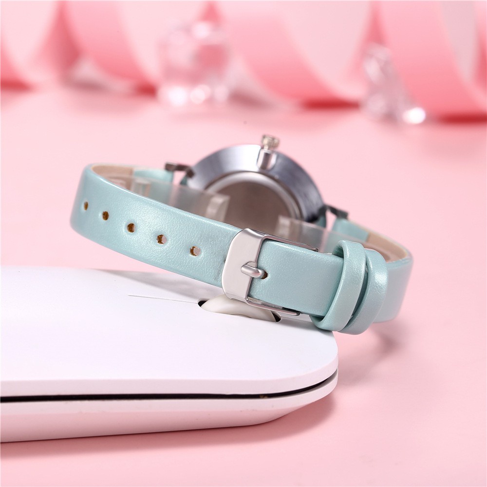 ✅Grosir Jam Senen - Jam Tangan Wanita Analog Quartz Motif Tiga Bunga Daisy Kecil Gaya Korea Fashion Import