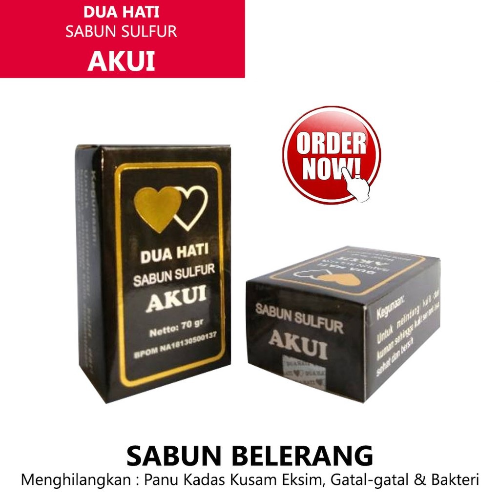 BEAUTY JAYA - BISA COD -Sabun Sulfur Belerang /Sabun Belerang /Sabun Gatal Kurap Kudis Kadas - Sabun Akui Original