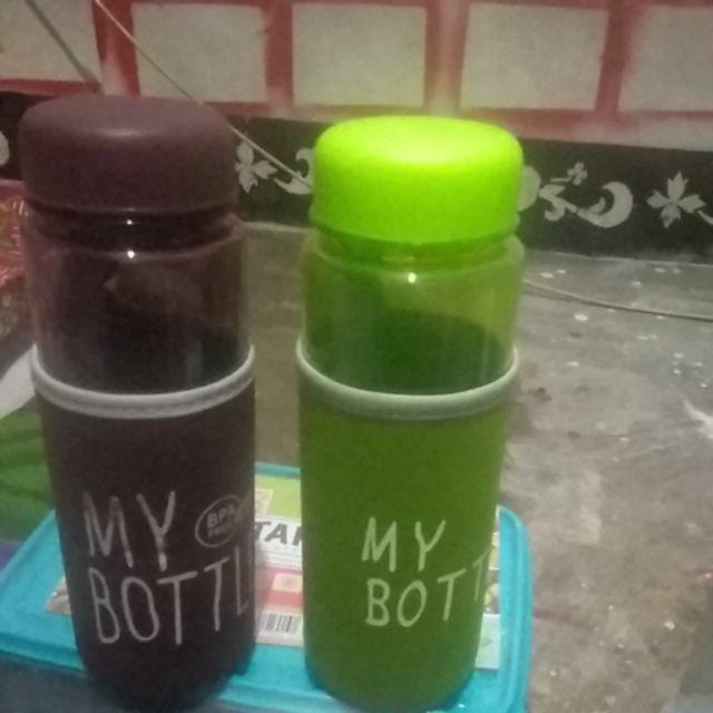 My Bottle / My Bottle Bening Full Color + Free Pouch Busa / Botol Minum