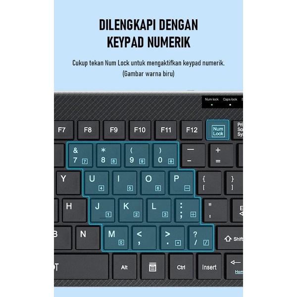 Keyboard Robot RK10 Mini Slim USB Kabel Ultra Thin Silent Hitam Black