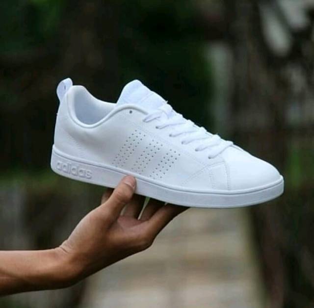 Sepatu Casual Adidas Neo Advantage Full White Original BNWB